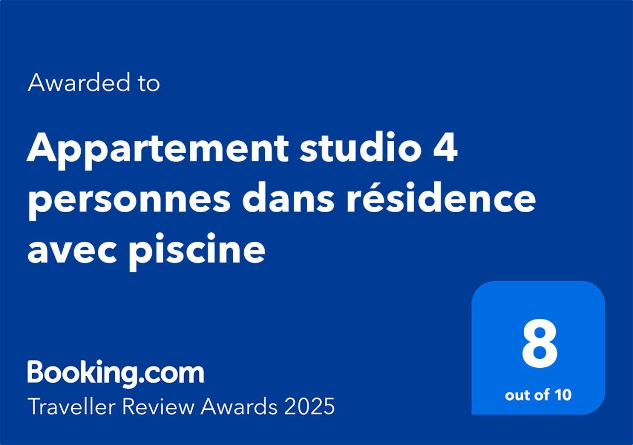 Appartement Studio 4 Personnes Dans Residence Avec Piscine 퀴베론 외부 사진